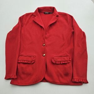 Lauren Ralph Lauren Jacket with Ruffle Trim